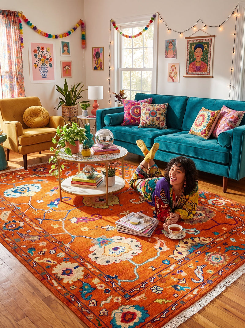 Colorful Oushak Rugs