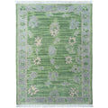 Mustard Yellow Oushak Hand-Knotted Wool Rug – Custom Made
